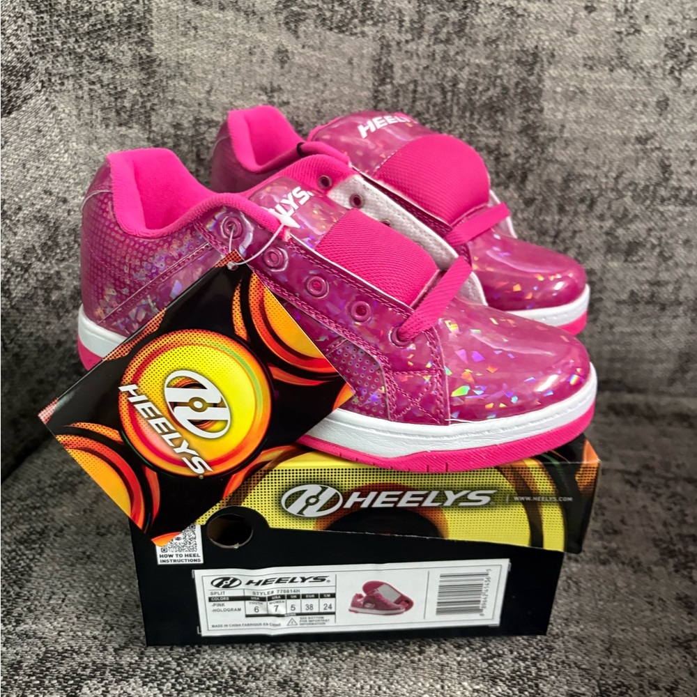👟 Heelys Youth Sparkling Pink Sneakers